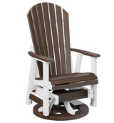 Berlin Gardens Comfo-Back Swivel Glider with Allochrome Brackets