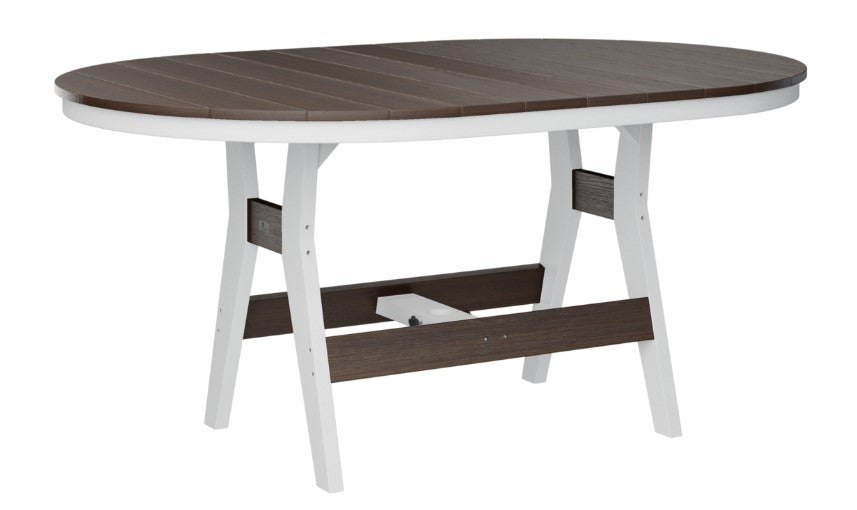 Berlin Gardens Harbor Bar Tables Standard Top 44" x 64" Oblong Bar Table
