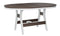 Berlin Gardens Harbor Bar Tables Standard Top 44" x 64" Oblong Bar Table
