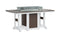 Berlin Gardens Garden Classic Standard Top 44" x 72" Rectangular Fire Bar Table