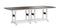 Berlin Gardens Garden Classic Standard Top 44" x 96" Rectangular Bar Table