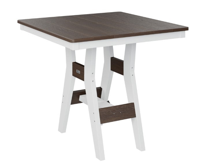 Berlin Gardens Harbor Bar Tables Standard Top 33" Square Bar Table