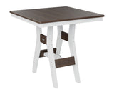 Berlin Gardens Harbor Bar Tables Standard Top 33" Square Bar Table