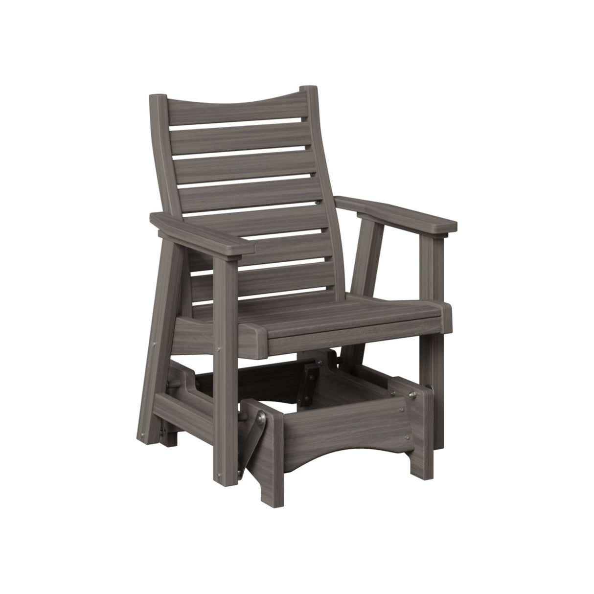 Berlin Gardens Bristol Single Glider - Chrome Brackets