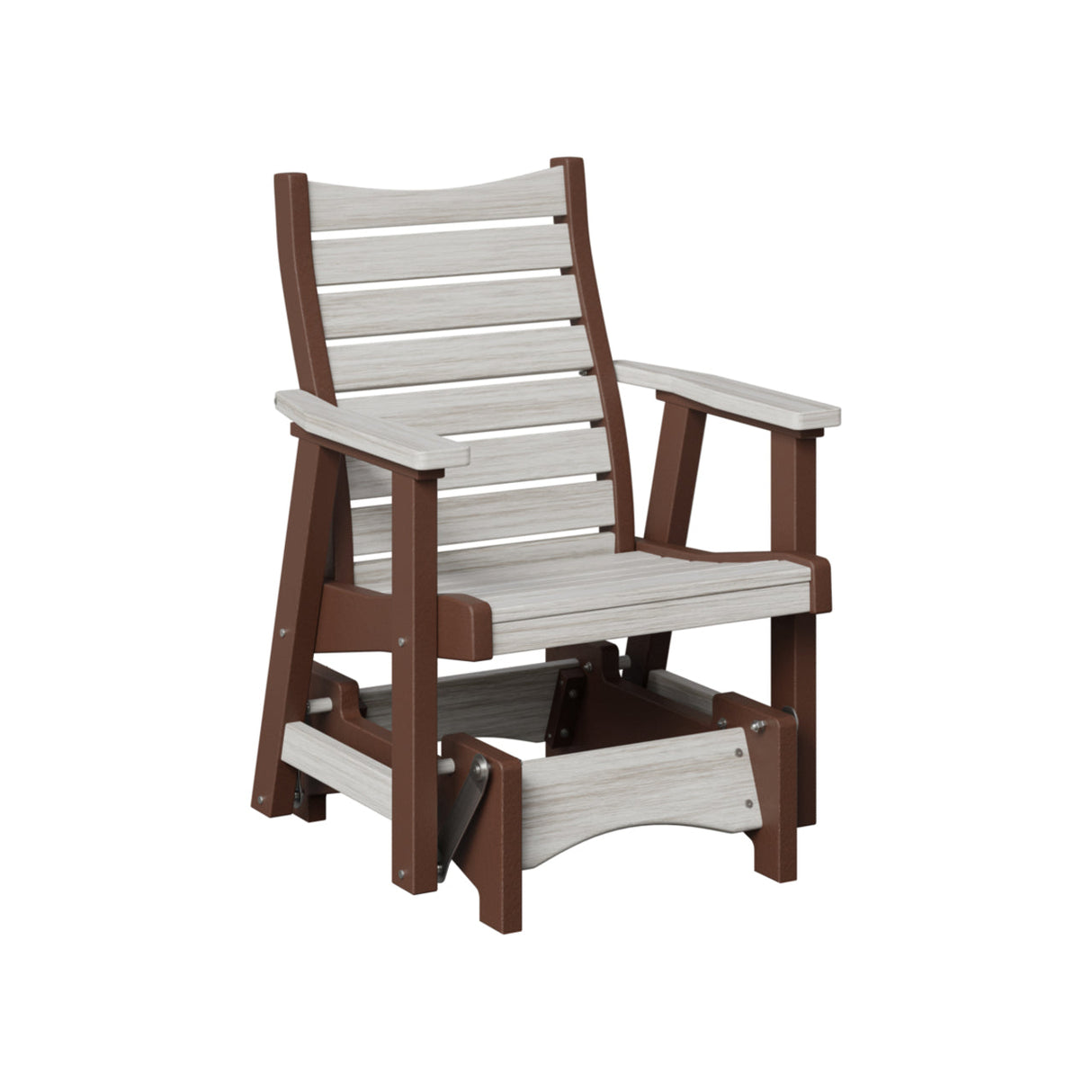 Berlin Gardens Bristol Single Glider - Chrome Brackets