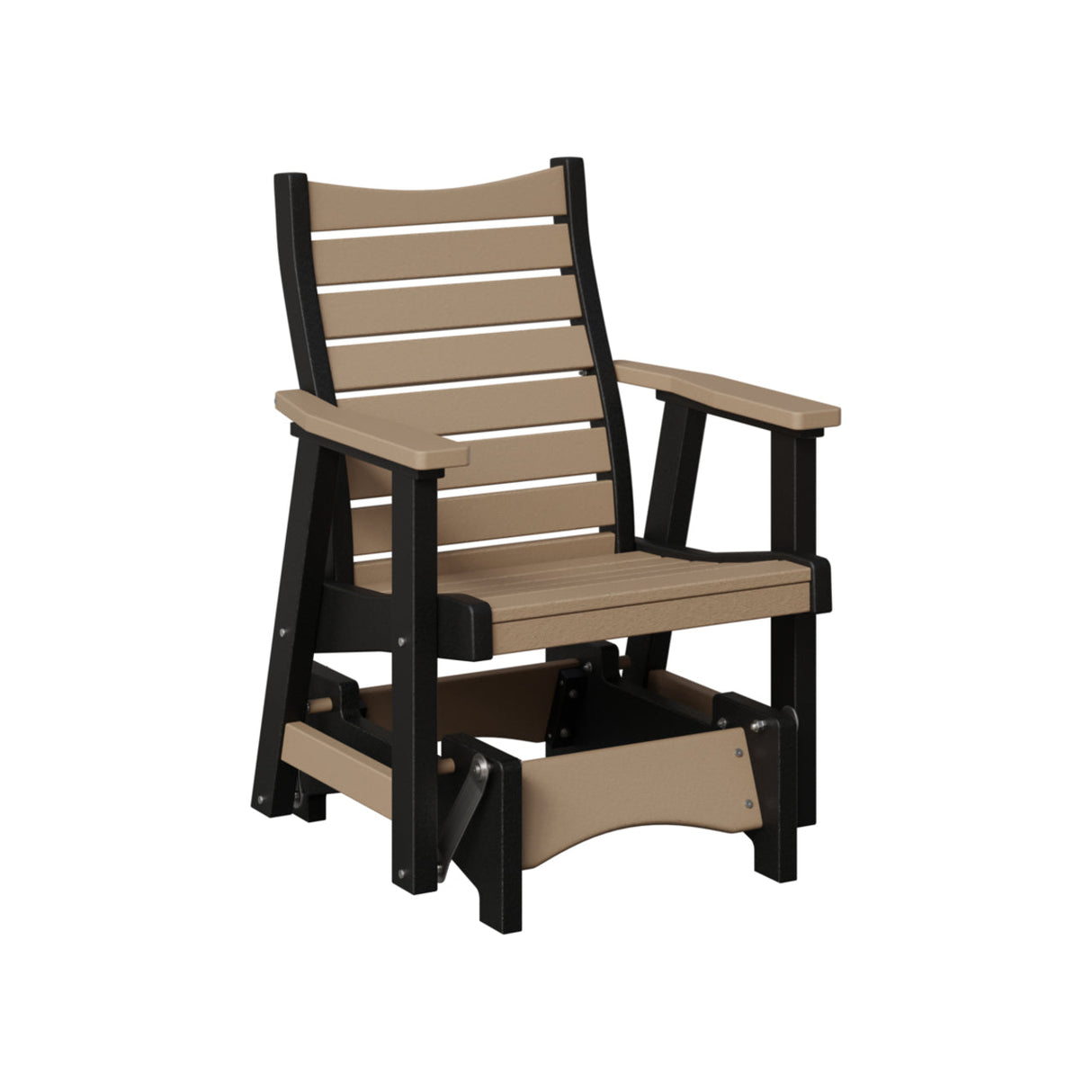 Berlin Gardens Bristol Single Glider - Chrome Brackets