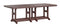 Berlin Gardens Garden Classic Standard Top 44" x 96" Rectangular Bar Table