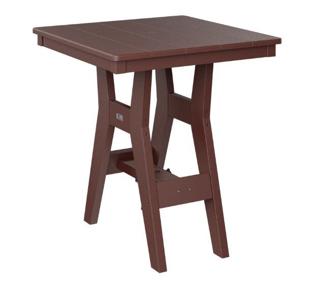 Berlin Gardens Harbor Bar Tables Standard Top 28" Square Bar Table