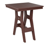Berlin Gardens Harbor Bar Tables Standard Top 28" Square Bar Table