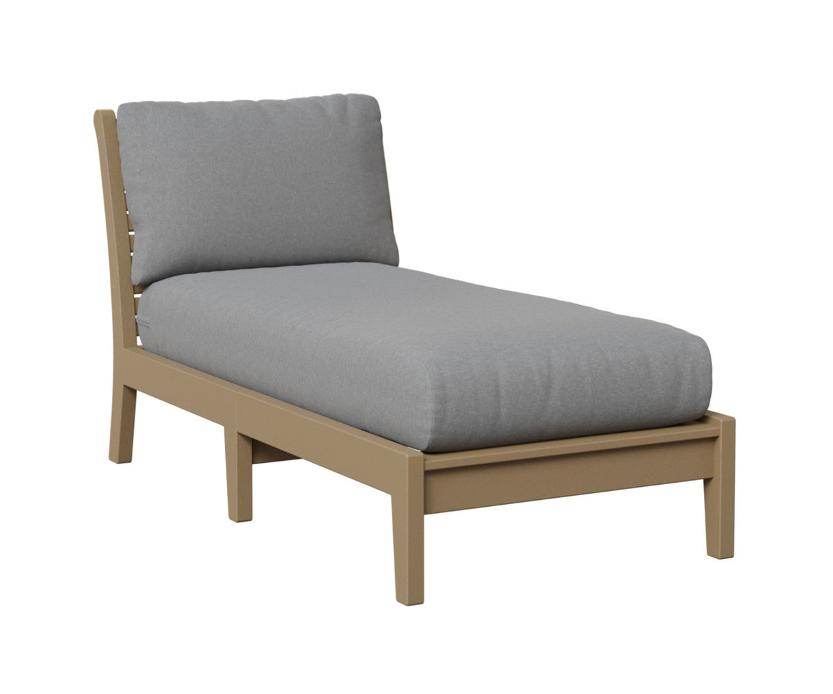 Berlin Gardens Classic Terrace Armless Chaise Lounge