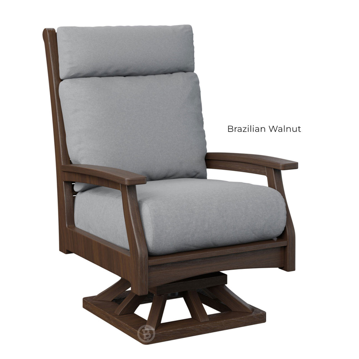 Berlin Gardens Classic Terrace High Back Swivel Rocker