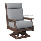 Berlin Gardens Classic Terrace High Back Swivel Rocker