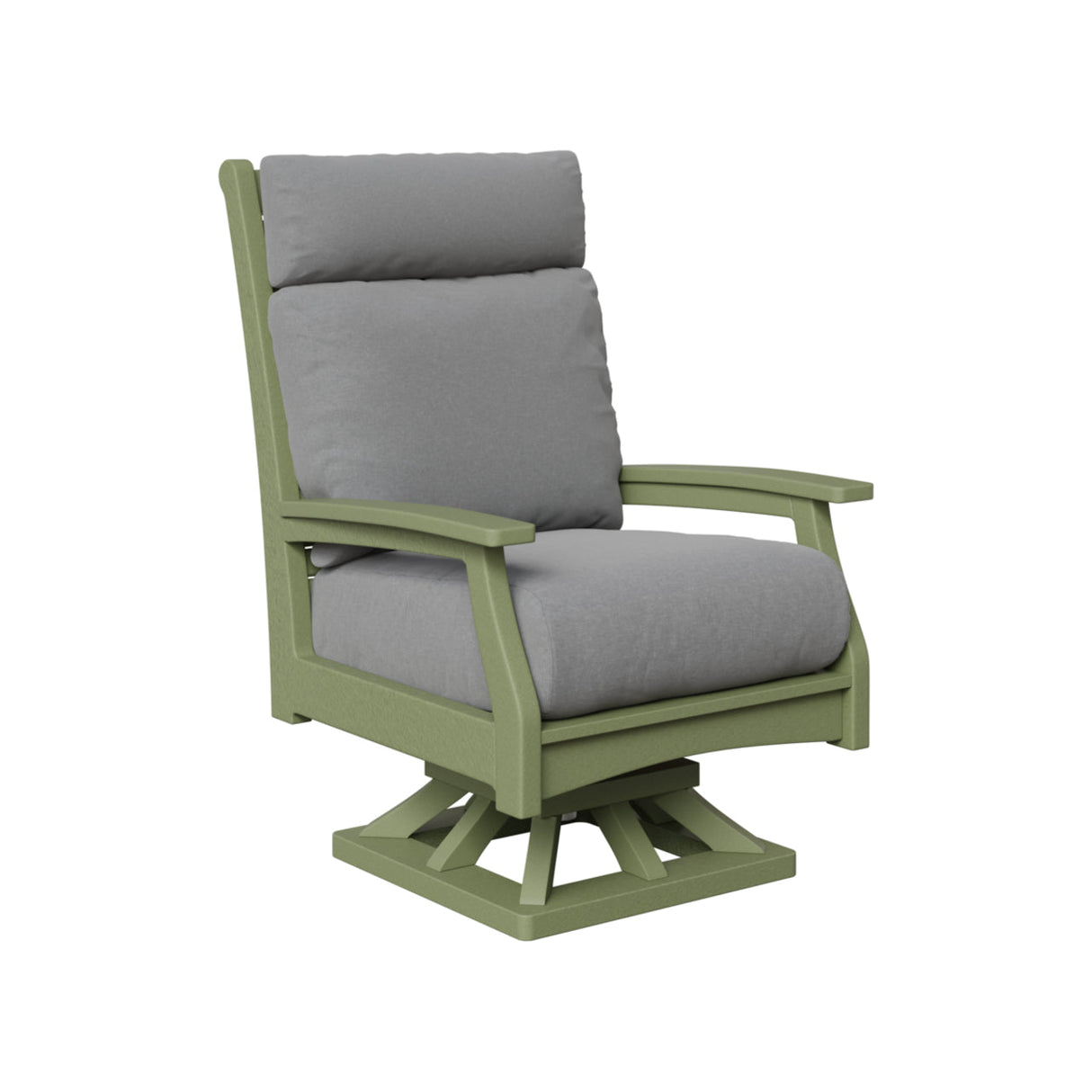 Berlin Gardens Classic Terrace High Back Swivel Rocker