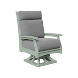Berlin Gardens Classic Terrace High Back Swivel Rocker