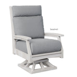 Berlin Gardens Classic Terrace High Back Swivel Rocker
