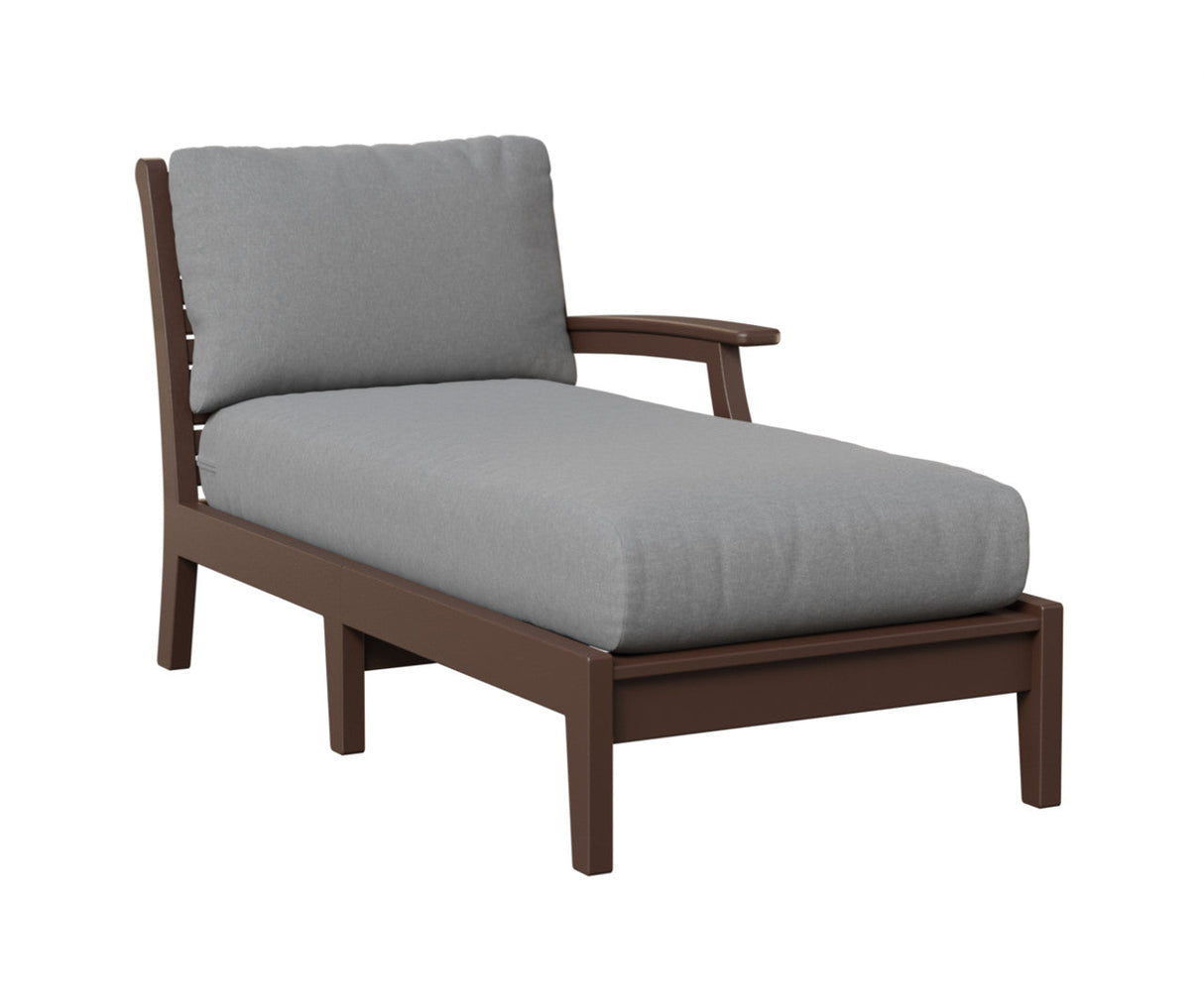 Berlin Gardens Classic Terrace Chaise Left Arm Chaise Lounge Chair