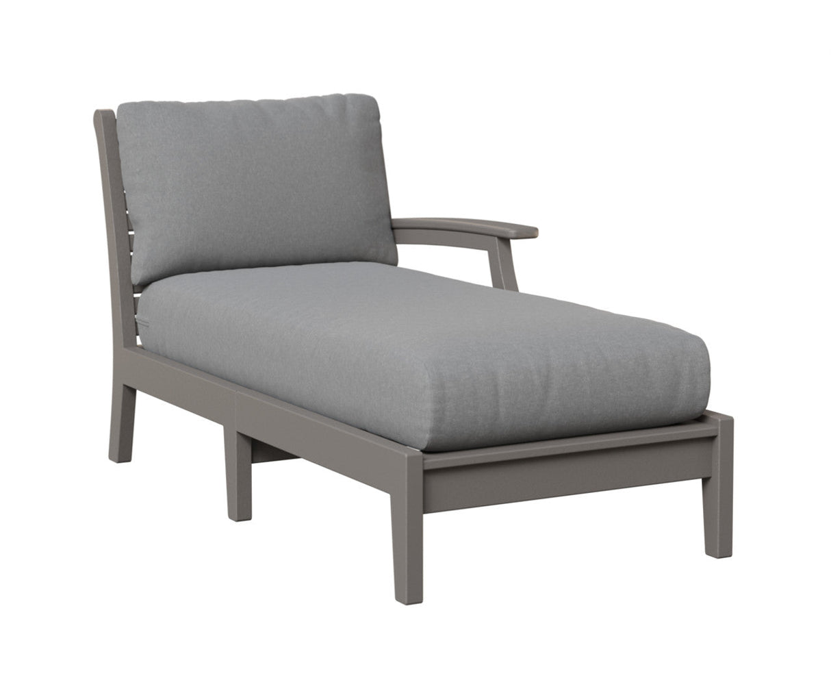 Berlin Gardens Classic Terrace Chaise Left Arm Chaise Lounge Chair