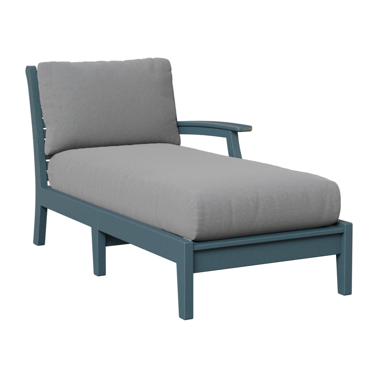 Berlin Gardens Classic Terrace Chaise Left Arm Chaise Lounge Chair