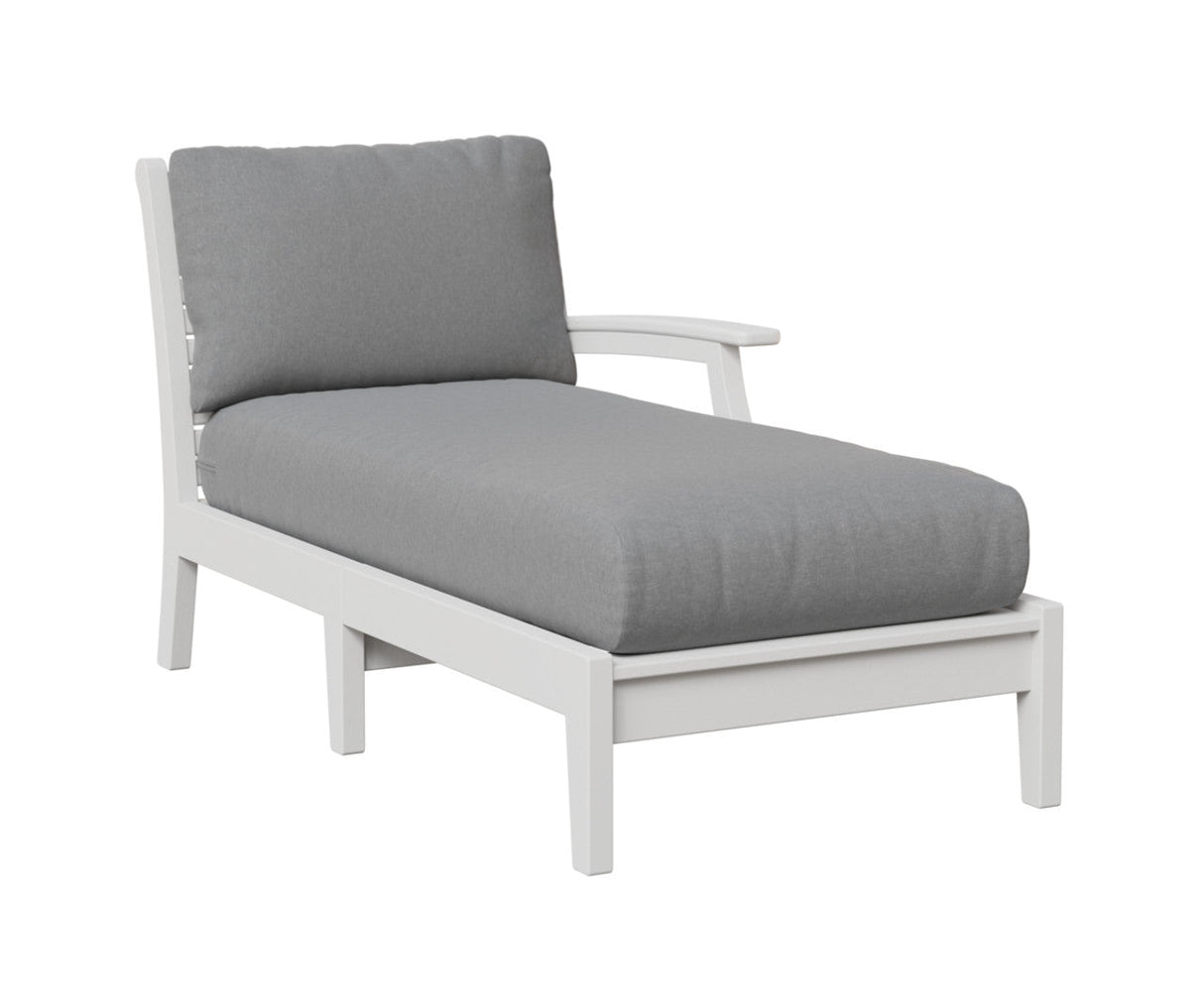 Berlin Gardens Classic Terrace Chaise Left Arm Chaise Lounge Chair