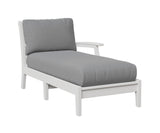 Berlin Gardens Classic Terrace Chaise Left Arm Chaise Lounge Chair