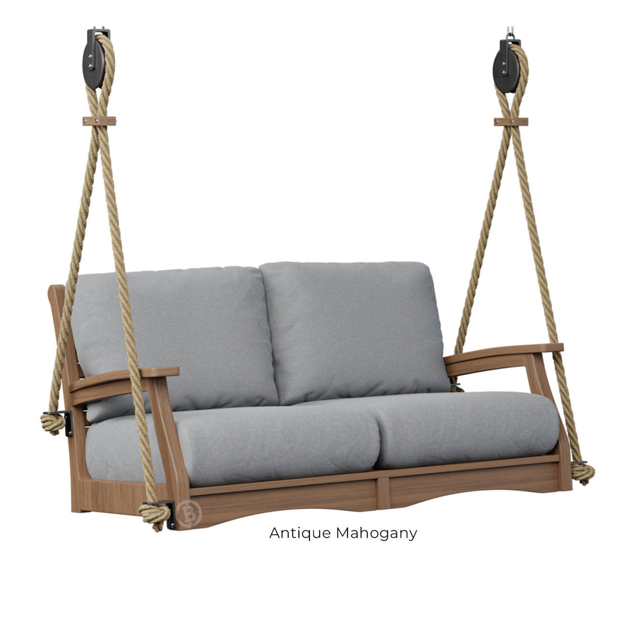 Berlin Gardens Classic Terrace Loveseat Swing