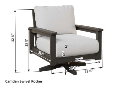 Berlin Gardens Camden Swivel Rocker
