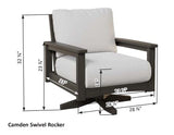 Berlin Gardens Camden Swivel Rocker