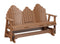 Berlin Gardens Cozi-Back Three Seat Glider w/Console Allochrome Brackets