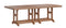 Berlin Gardens Garden Classic Standard Top 44" x 96" Rectangular Dining Table