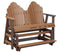 Berlin Gardens Cozi-Back Double Counter Glider with Allochrome Brackets