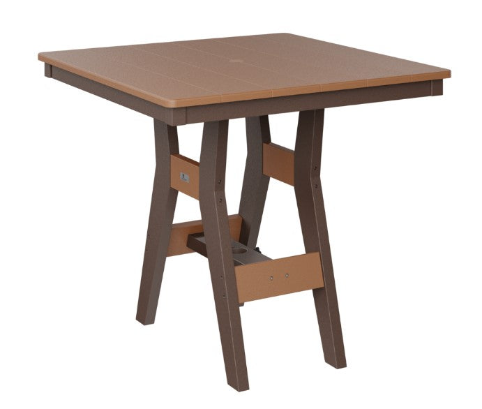 Berlin Gardens Harbor Bar Tables Standard Top 33" Square Bar Table