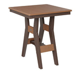 Berlin Gardens Harbor Bar Tables Standard Top 28" Square Bar Table