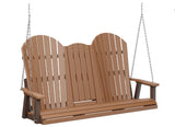 Berlin Gardens Comfo-Back Three Seat Swing w/Console (Zinc Chains)