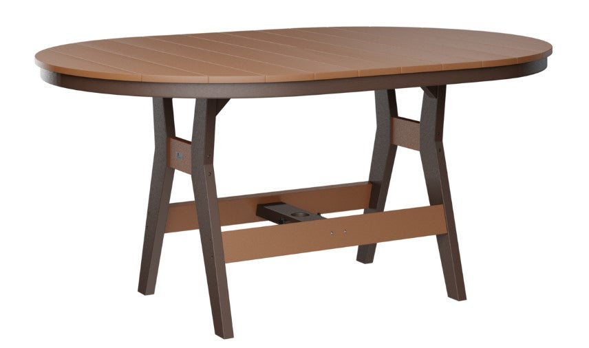 Berlin Gardens Harbor Bar Tables Standard Top 44" x 64" Oblong Bar Table