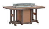 Berlin Gardens Garden Classic Standard Top 44" x 72" Rectangular Fire Bar Table