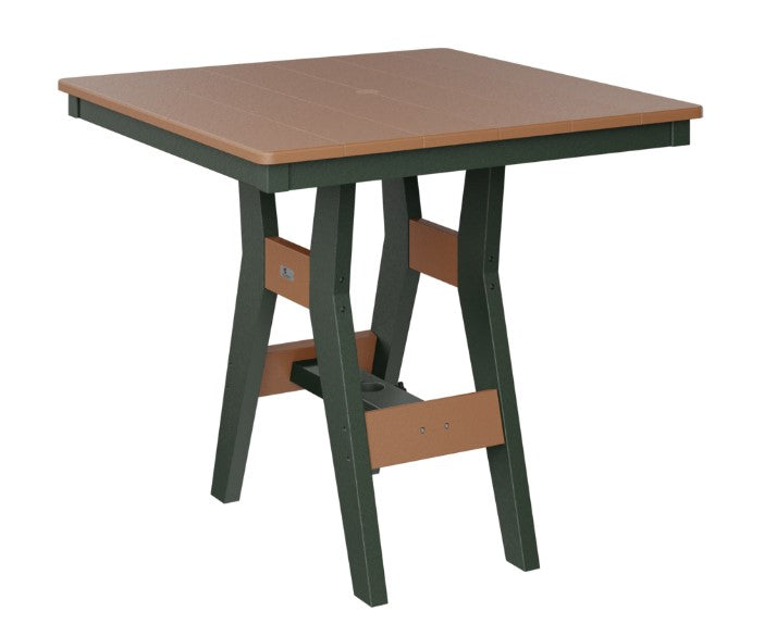 Berlin Gardens Harbor Bar Tables Standard Top 33" Square Bar Table