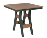 Berlin Gardens Harbor Bar Tables Standard Top 33" Square Bar Table
