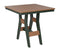 Berlin Gardens Harbor Bar Tables Standard Top 33" Square Bar Table