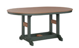 Berlin Gardens Garden Classic Standard Top 44" x 64" Oblong Bar Table