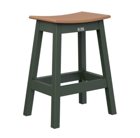 Berlin Gardens Saddle Counter Stool