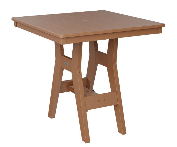 Berlin Gardens Harbor Bar Tables Standard Top 33" Square Bar Table