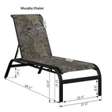 Berlin Gardens Murphy Regular Sling Chaise Lounge