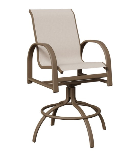 Berlin Gardens Murphy Regular Sling Swivel Bar Chair