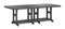 Berlin Gardens Garden Classic Standard Top 44" x 96" Rectangular Bar Table