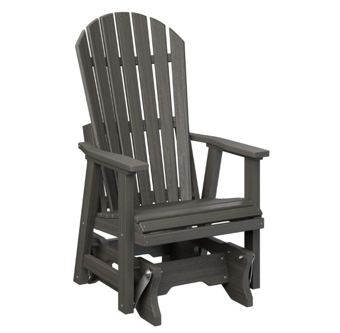 Berlin Gardens Comfo-Back Single Glider with Allochrome Brackets