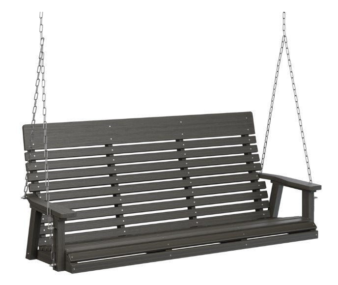Berlin Gardens Casual-Back Three Seat Swing (Zinc Chains)