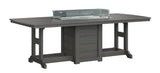 Berlin Gardens Garden Classic Standard Top 44" x 96" Rectangular Fire Dining Table