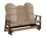 Berlin Gardens Comfo-Back Three Seat Glider w/Console