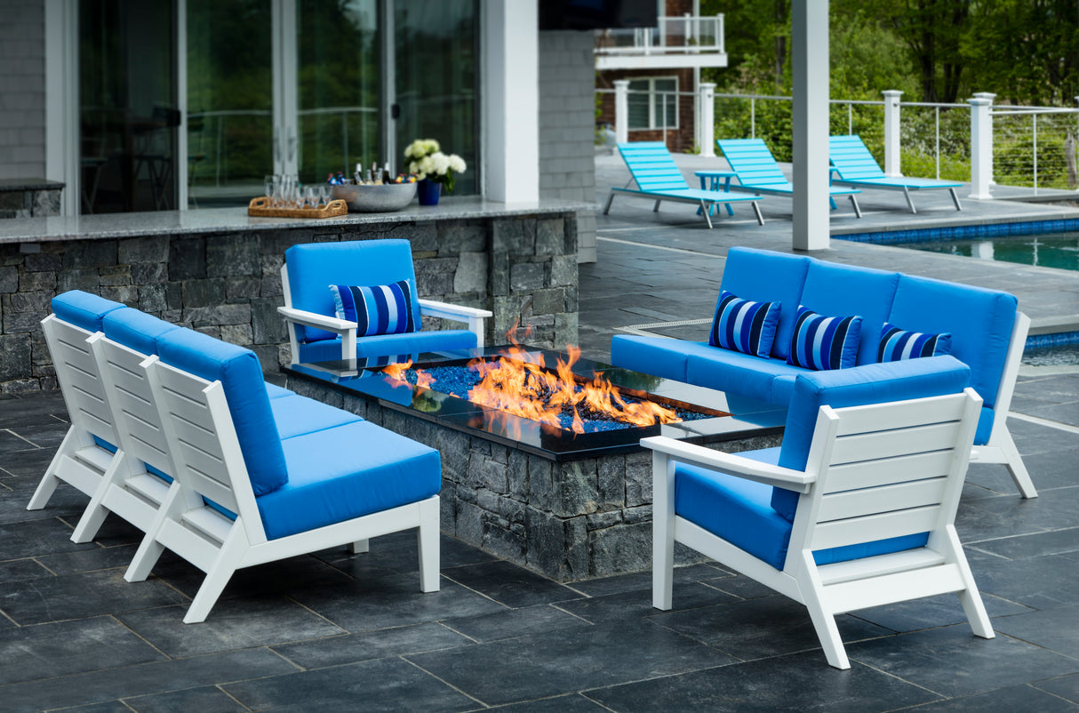 Seaside Casual 8 Piece Deep Seating DEX Collection
