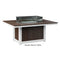 Berlin Gardens Donoma Standard Top 42" x 54" Rectangular Fire Pit